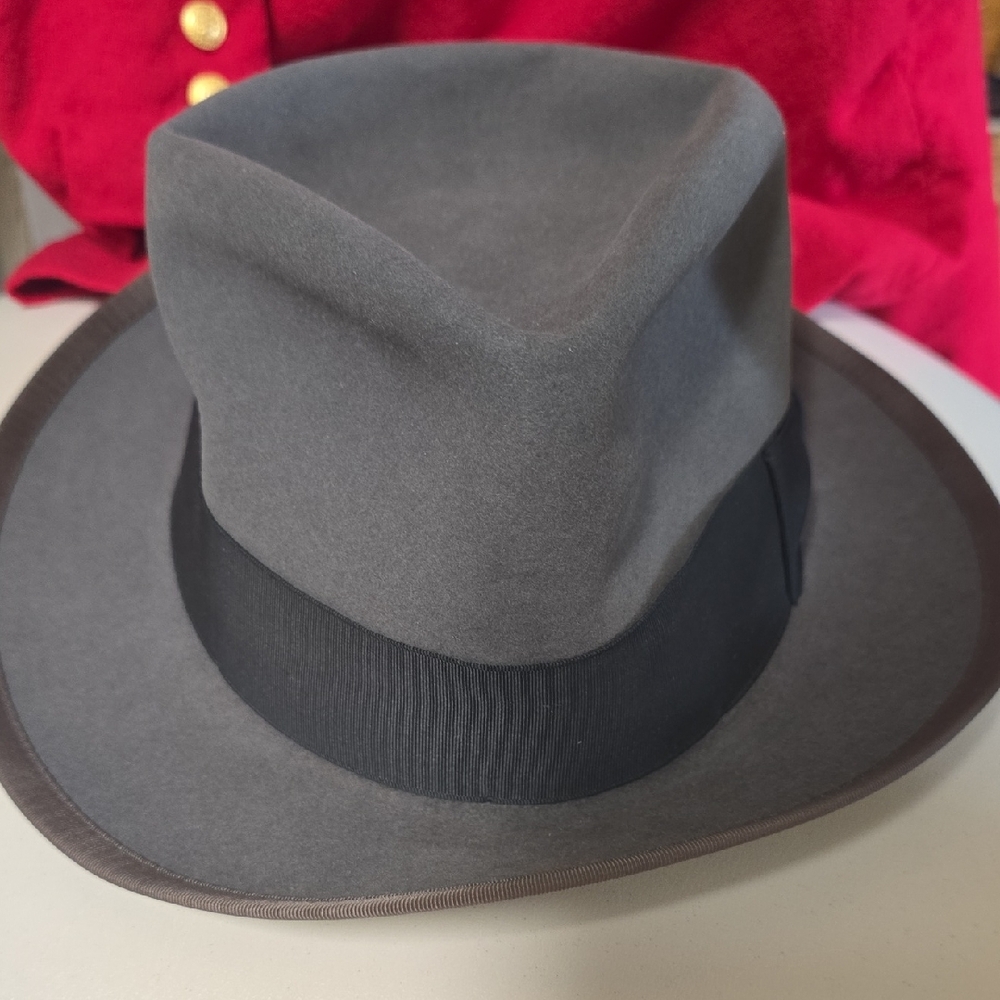 Lee Fifth Ave Joseph Horne Pittsburgh Stylish Gray Fedora Hat